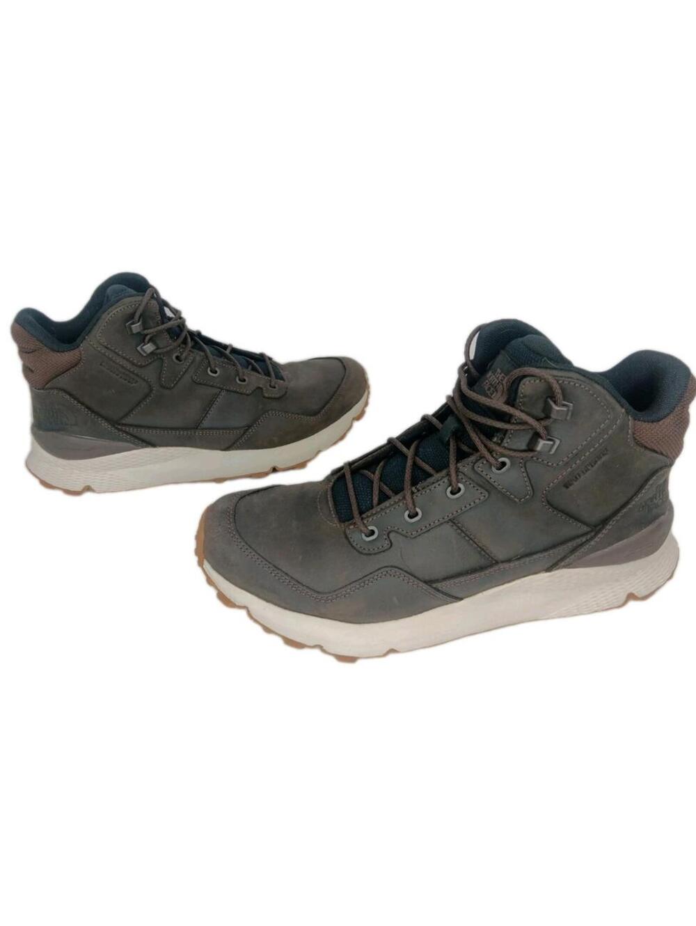 The North Face Vals II Mid Caramel Leather Waterproof Men’s 10 Hiking Boots NICE